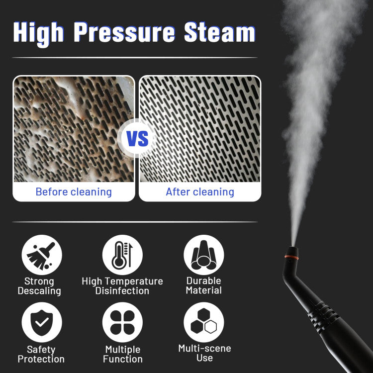 2000W Steam Mop with Detachable Handheld Unit