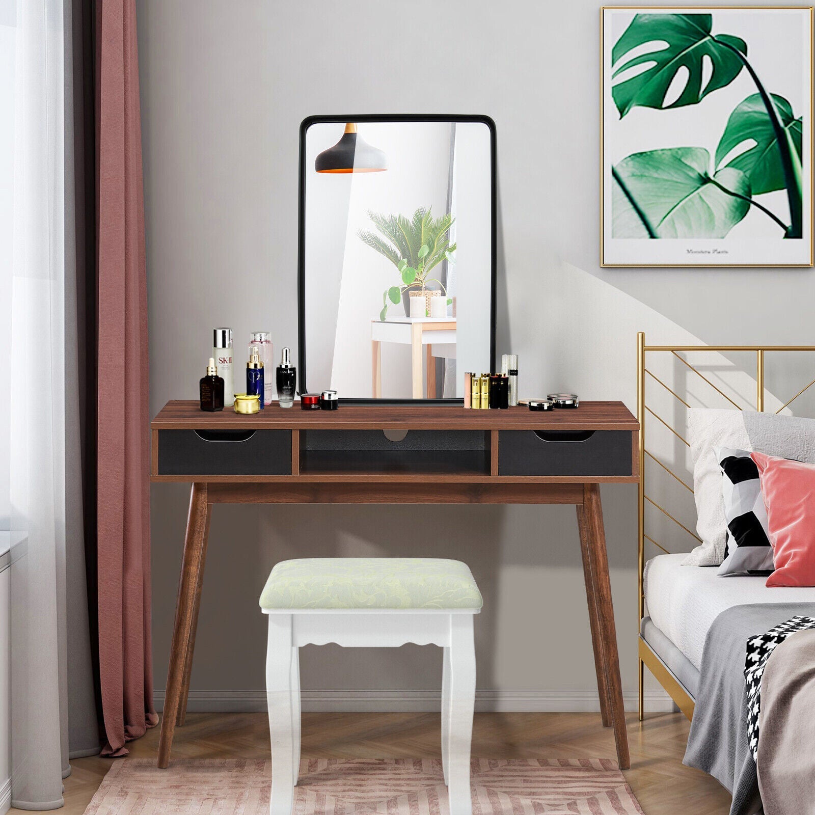 Rectangular Wall Mount Bathroom Mirror Vanity Mirror-L