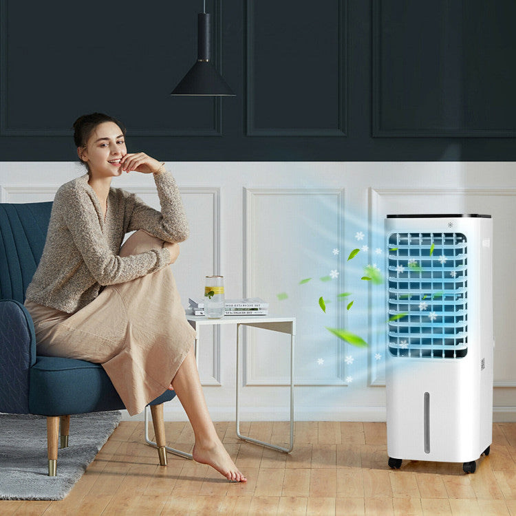 4-in-1 Air Cooler - 12L Tank & 4 Ice Packs