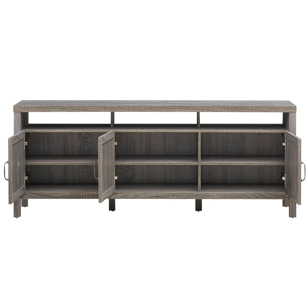 Universal TV Stand Entertainment Media Center for TV's up to 65 Inch-Gray