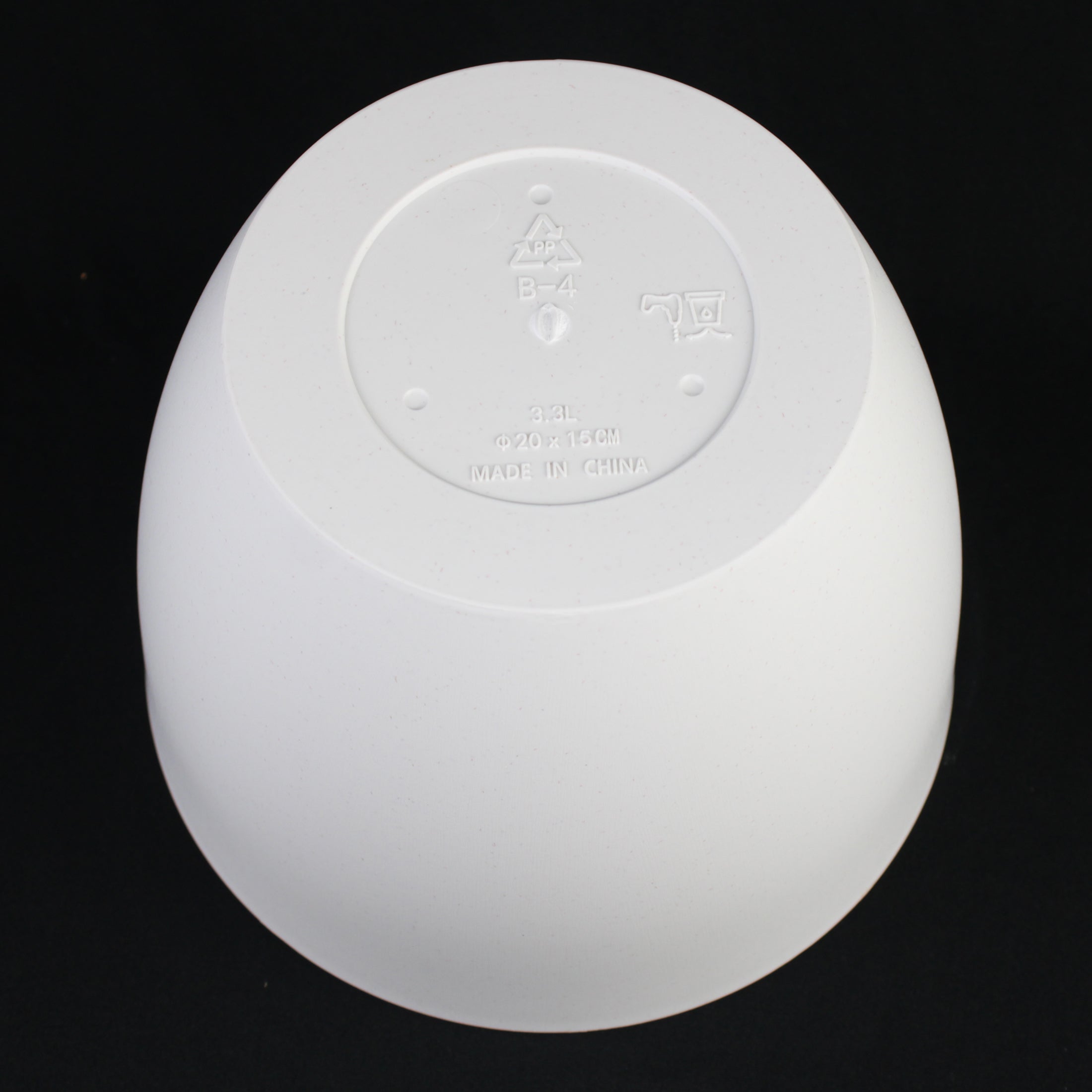 5-Piece White Plastic Planter Pot Set – Modern Round Design