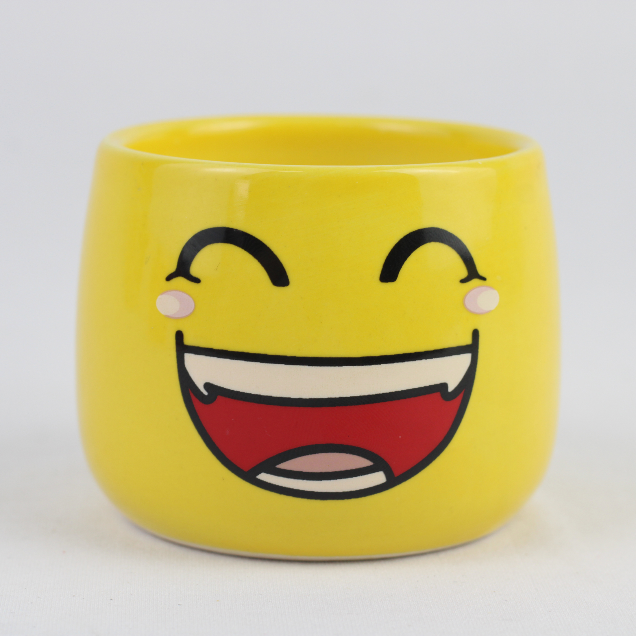 Emoji Ceramic Candle Holder Set – 2-Piece Scented Candle Cups