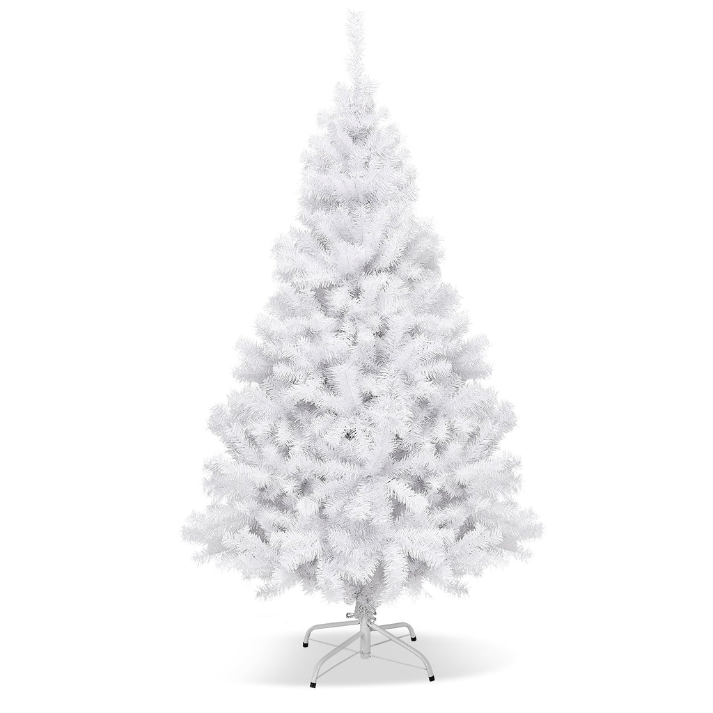 6' / 7.5' / 9' Hinged Artificial Christmas Tree with Metal Stand-6 ft