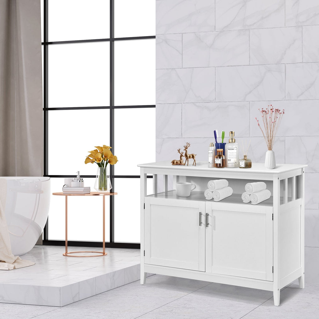 Modern Practical and Beautiful Wooden Kitchen Lockers with Large Storage Space-White