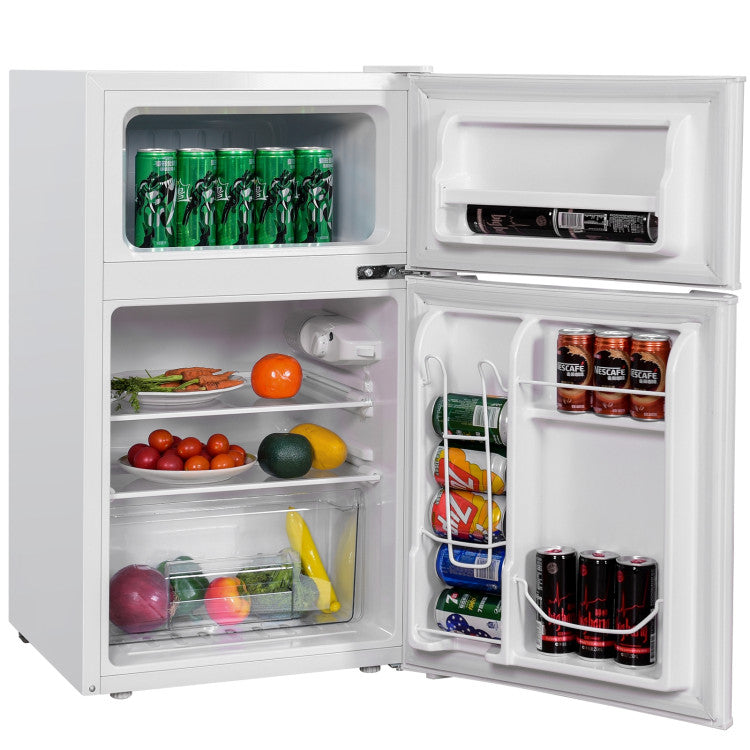 Black 3.2 cu. ft. Retro Mini Refrigerator