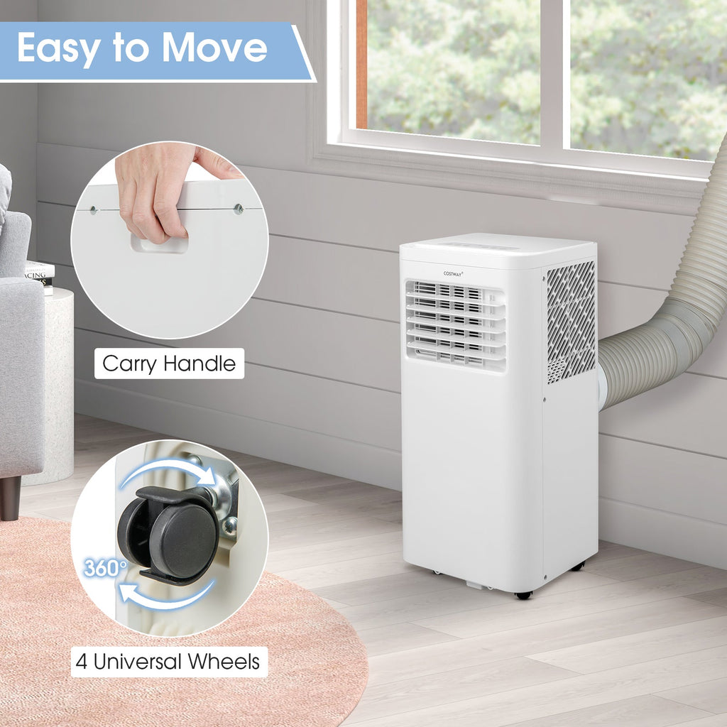 6000 BTU(SACC) Portable Air Conditioner Cools 250 Sq.Ft