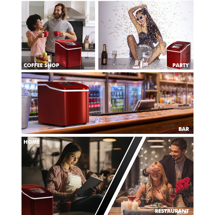 26lb Ice Maker with Scoop