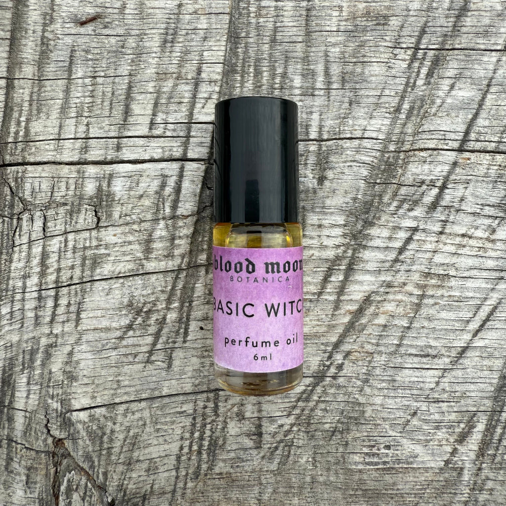Basic Witch Perfume Oil - Dark Fruit, Coffee, Pumpkin, Incense