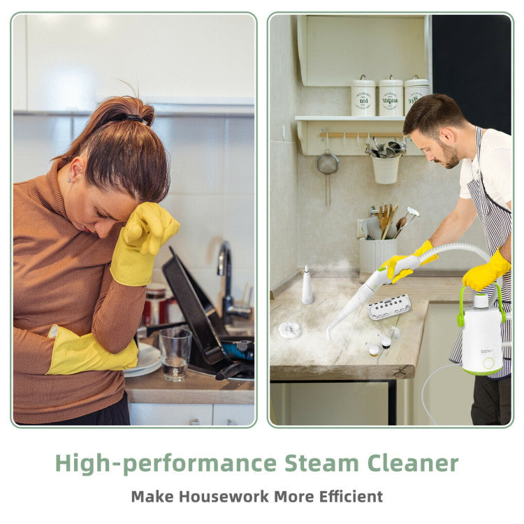 1000W Handheld Steam Cleaner with 10 Accessories