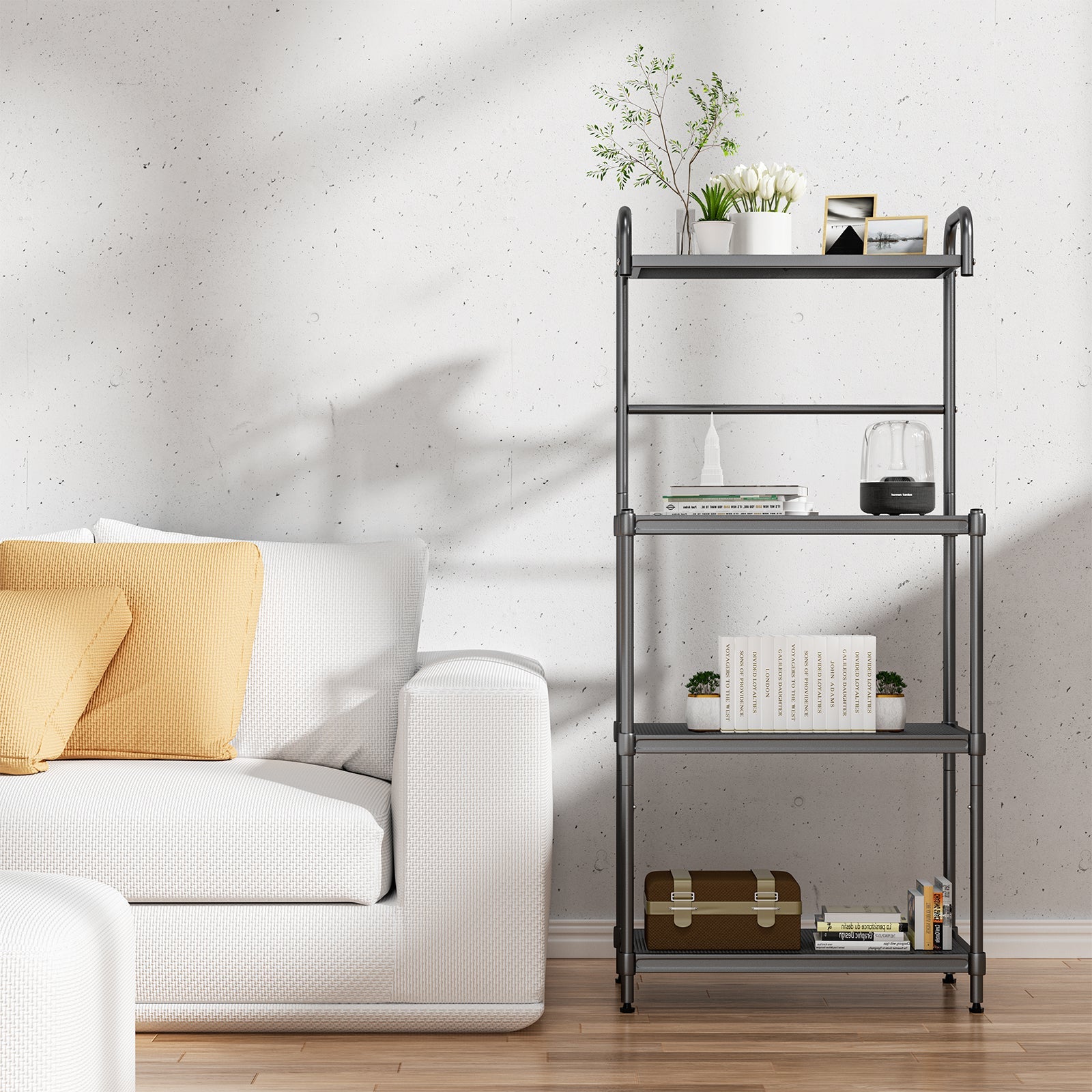 4-Tier Baker’s Rack Stand Shelves Kitchen Storage Rack Organizer