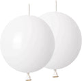 White Link Balloons 6 Inch 120 Pcs Latex Quick Linking Balloon for Birthday Wedding Party Festival Decorations