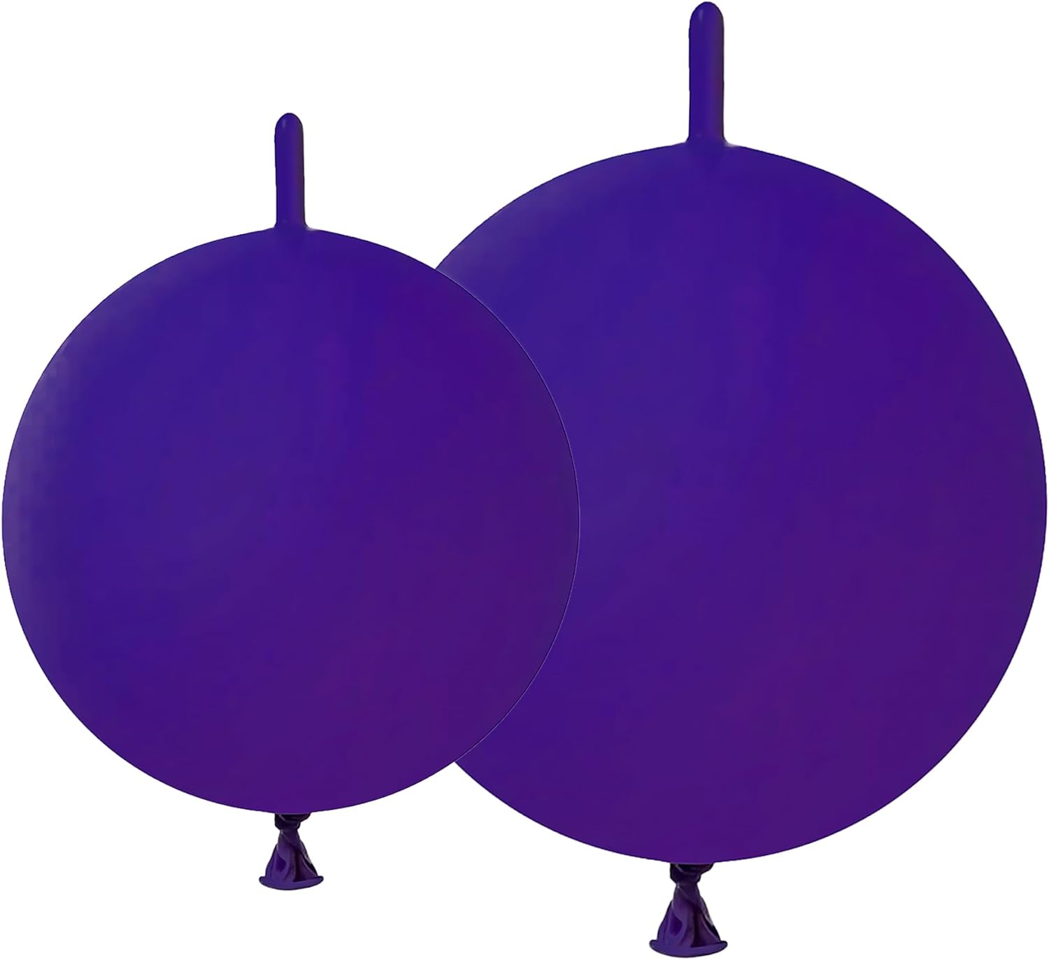 Purple Link Balloons 6 Inch 12 Inch 120 Pcs Latex Linking Balloons for Birthday Wedding Party Festival Decorations