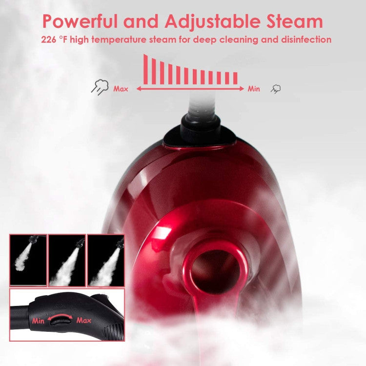 2000W Heavy-Duty Steam Mop with Handheld Unit