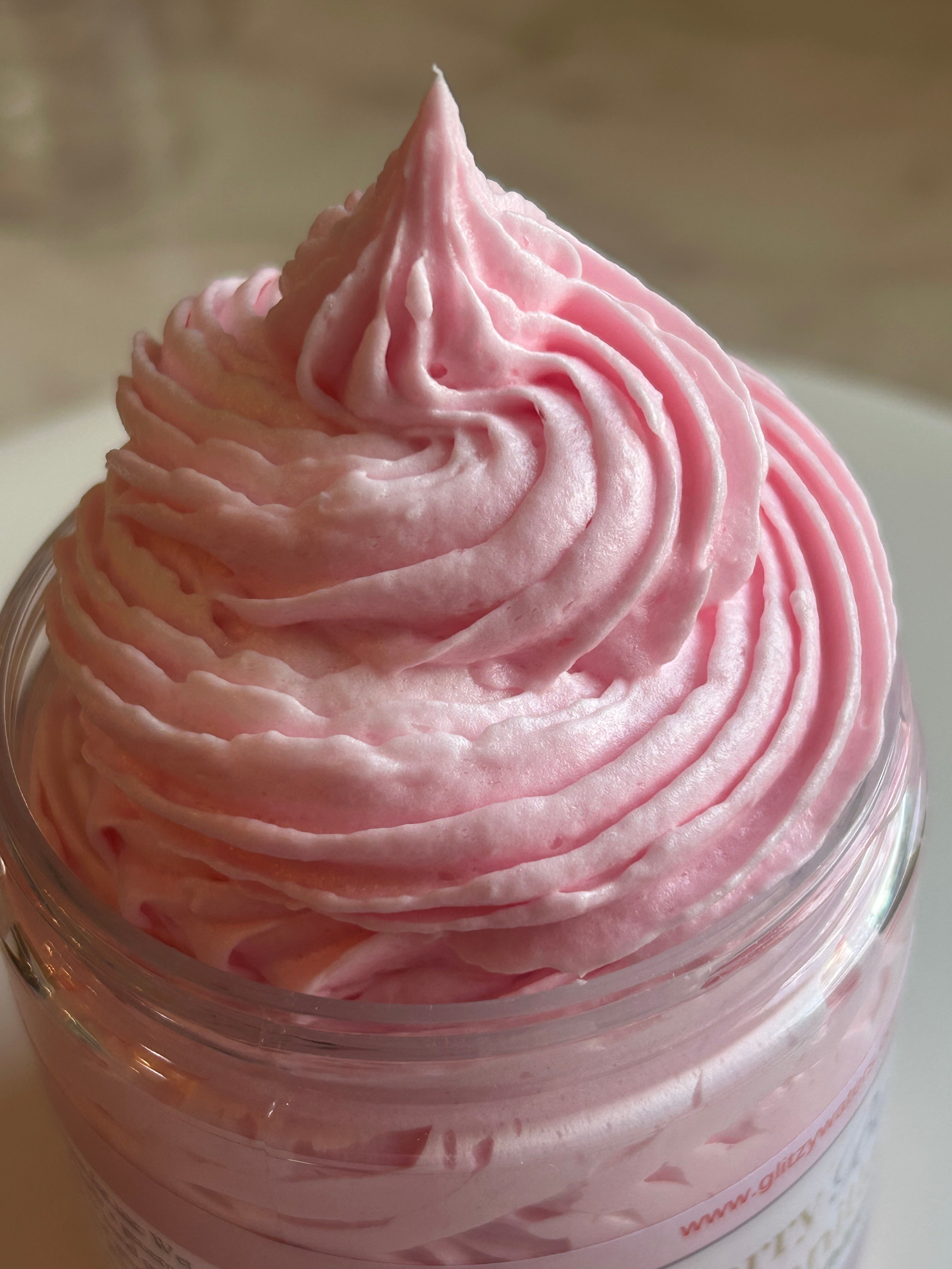 Strawberry Bourbon and Vanilla Whipped Soap