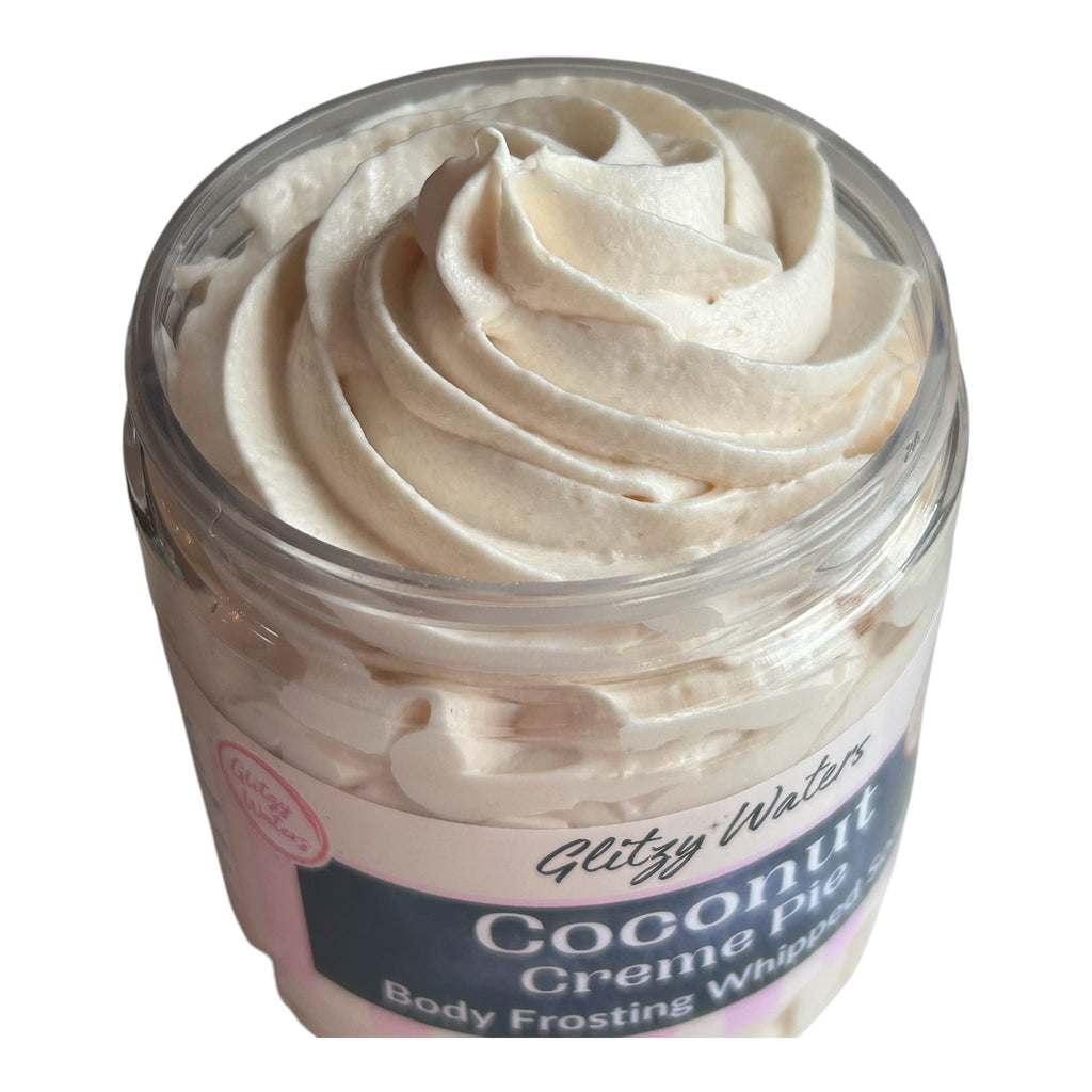 Coconut Crème Pie  Body Frosting Whipped Soap