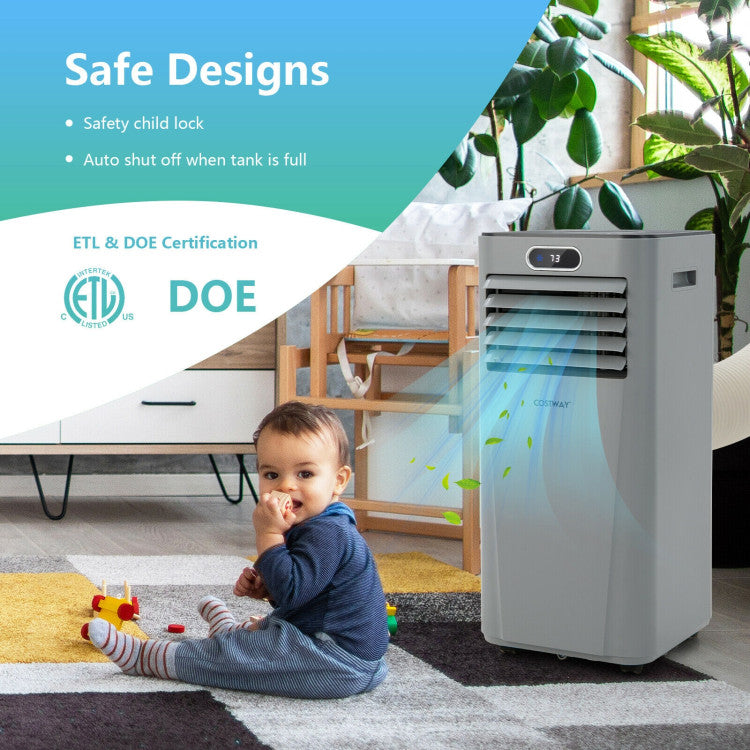 3-in-1 8K BTU Portable Air Conditioner