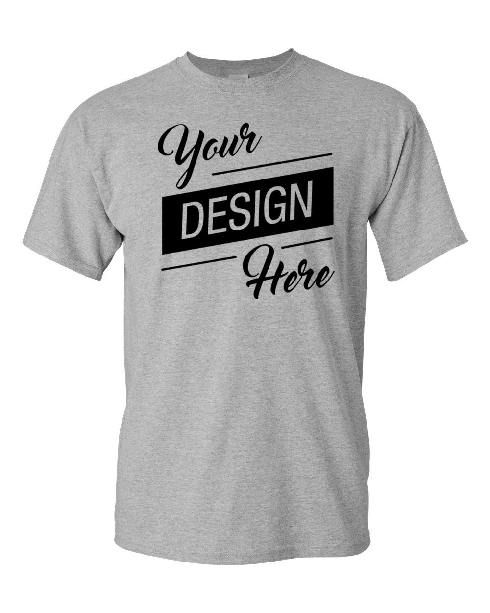 Your Custom Design - Digitally Printed on our Premium Ringspun Shirts