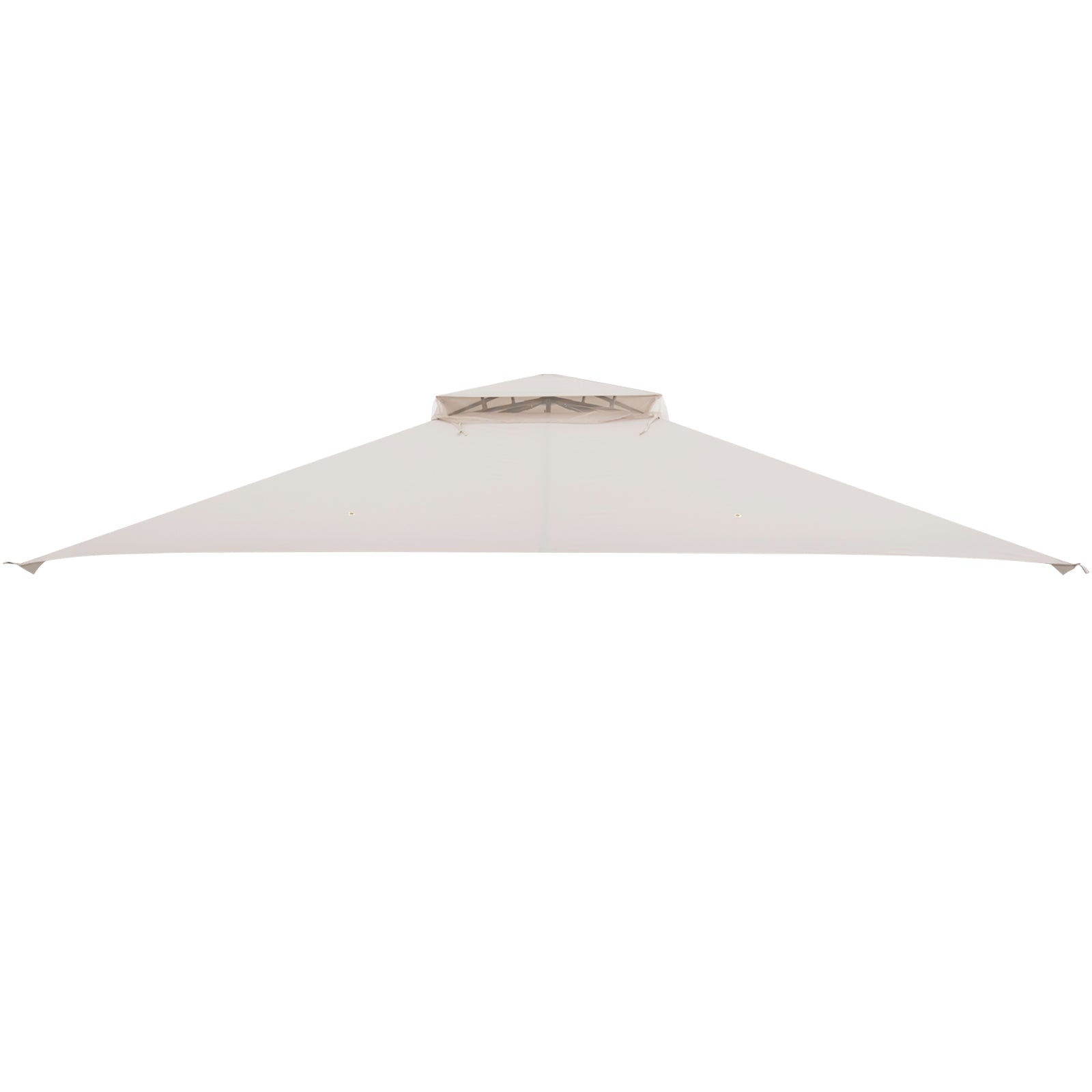 10 x 12 Feet Gazebo Replacement Top with Air Vent and Drainage Holes-Beige