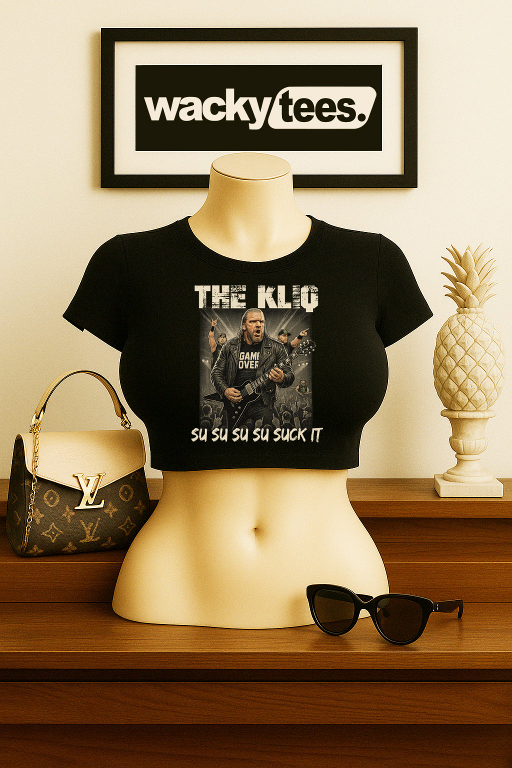 The Kliq Concert Wrestling Parody Suck It The Game Graphic Shirt