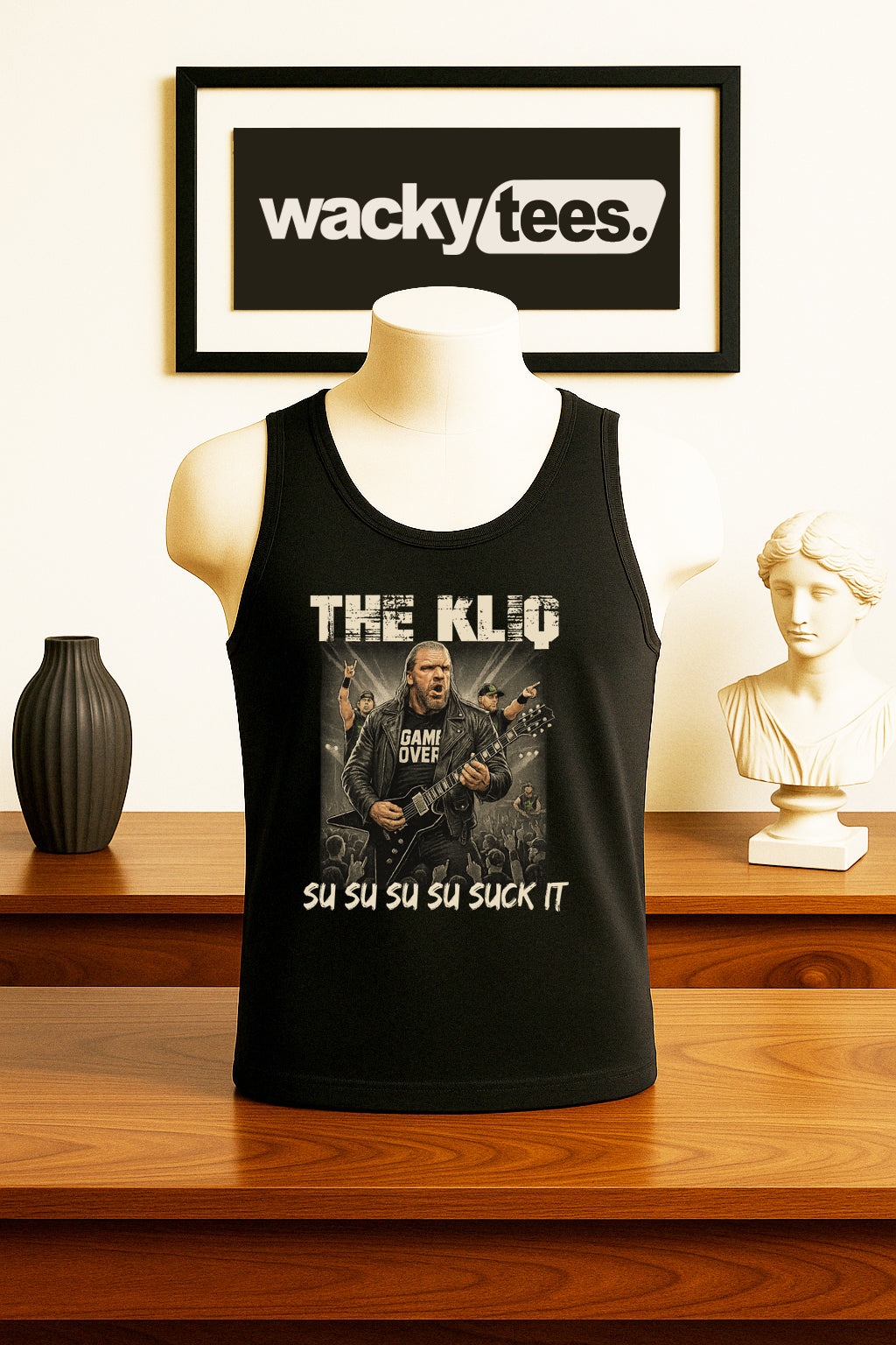 The Kliq Concert Wrestling Parody Suck It The Game Graphic Shirt