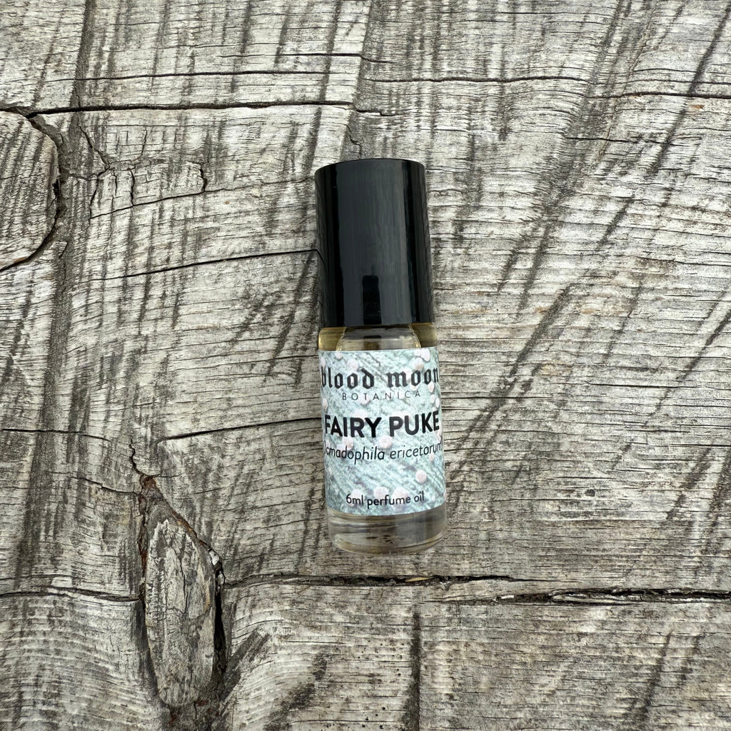 Fairy Puke Perfume Oil - Thimbleberry, Cream, Conifer, Earth