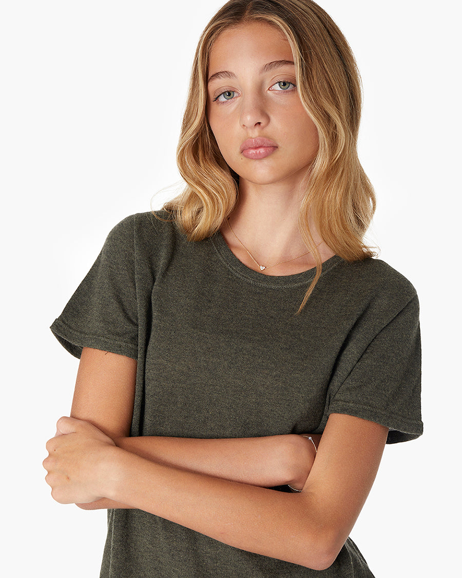 Cashmere Classic Tee - Moss