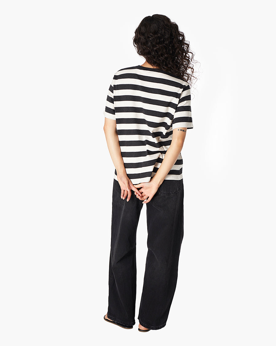 Classic Striped Tee - Black/White