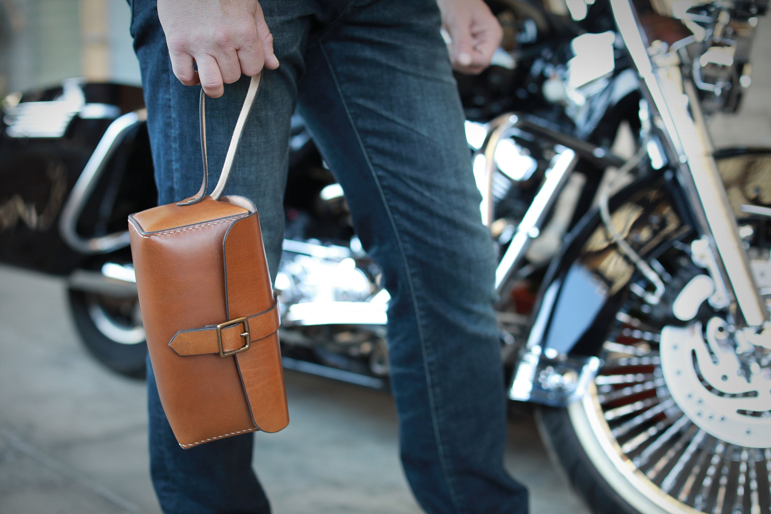 Leather Dopp Kit