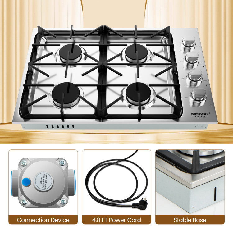 Gas Cooktop 30/36"4/6 Burners with ABS Knobs