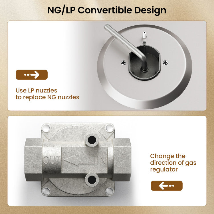 Gas Cooktop 30/36"4/6 Burners with ABS Knobs