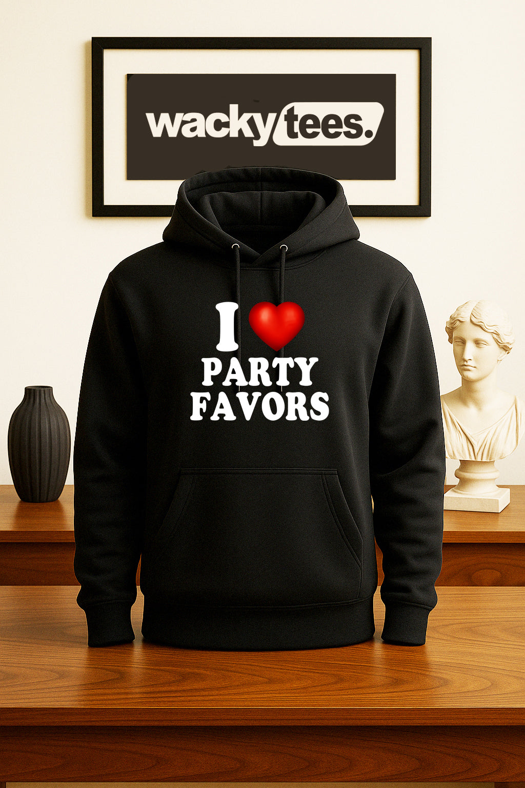 I Love Party Favors I Heart Funny Adult Humor Graphic Tee Shirt