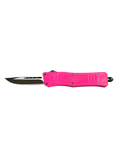 Hot Pink "Atomic" OTF Automatic Pocket Knife (D2 Steel)