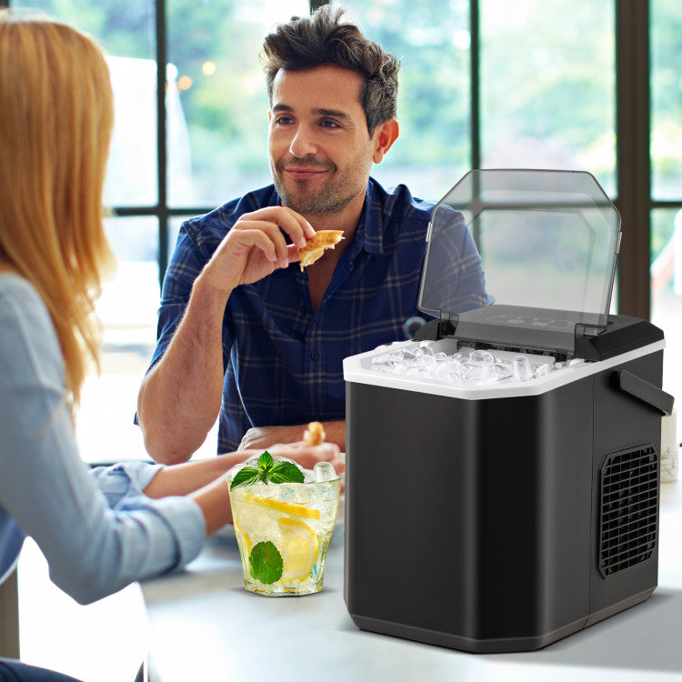 Countertop Ice Maker with Self-Cleaning
