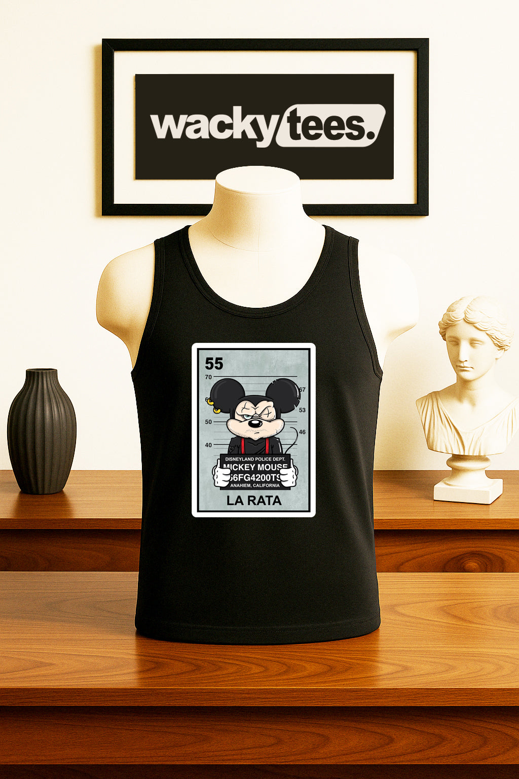 La Rata Disneyland Loteria The Rat Mexican Bingo Graphic Tee Shirt