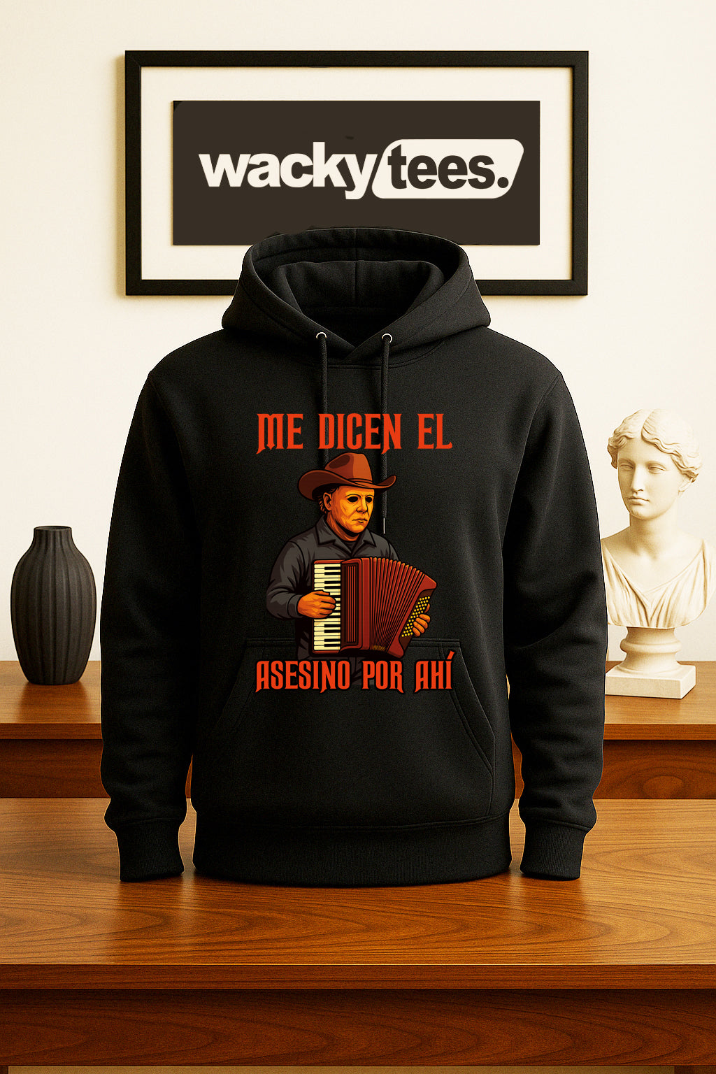 Me Dicen El Asesino Por Ahi Halloween Corrido Michael Myers Graphic Tee Shirt