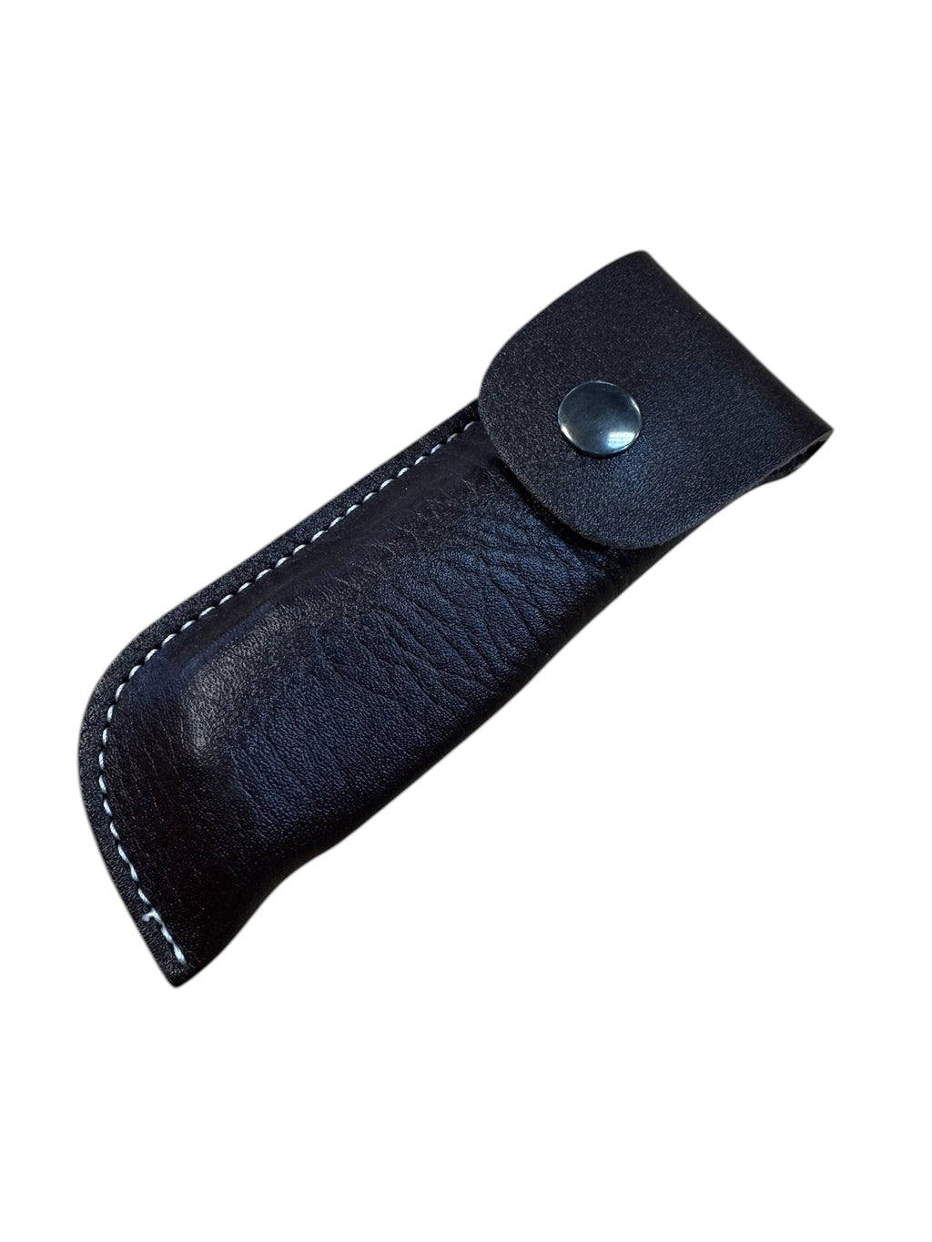 Italian Stiletto - Leather Sheath - 4" Inch Blade - 8" Inch Total Length  - Body Lock