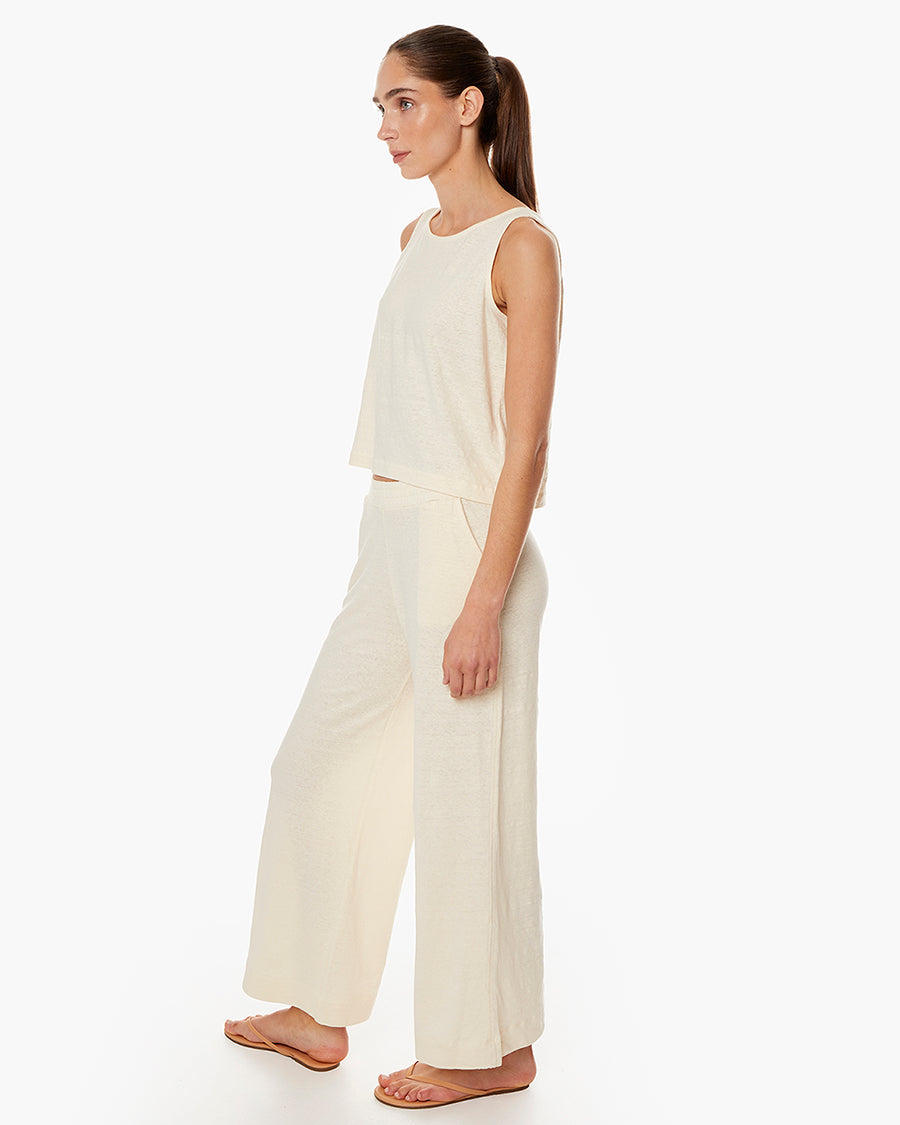 Brise d'été Tank - Ivory