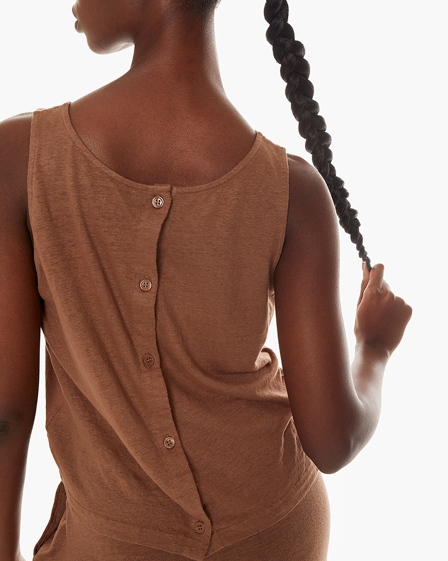 Brise d'été Tank - Mocha