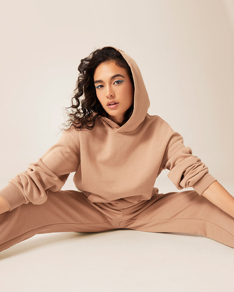 Air Whipped Hoodie - Camel
