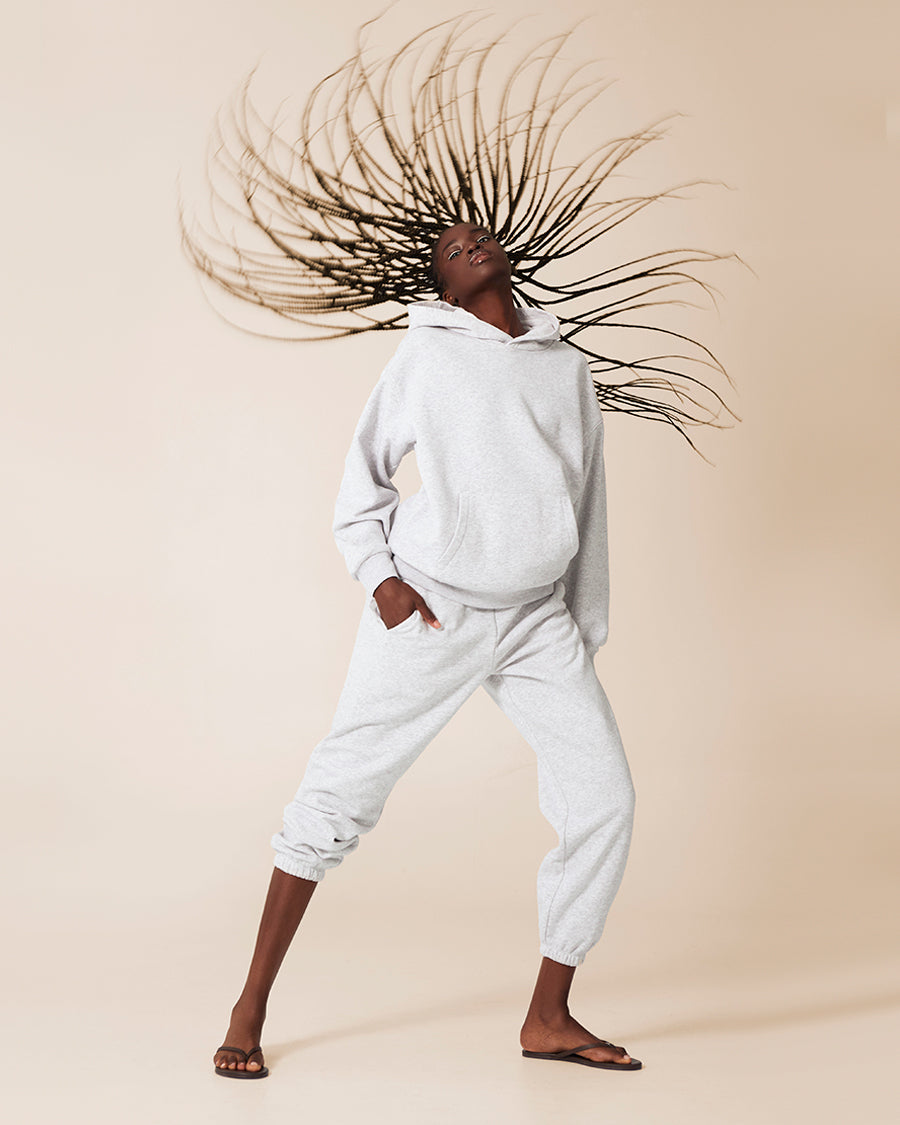 Air Whipped Hoodie - Heather Grey