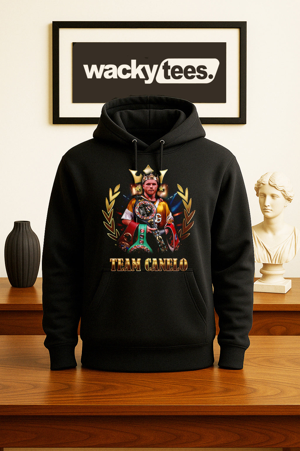 Team Canelo Alvarez El Rey Del Boxeo Boxing Distressed Graphic Tee Shirt