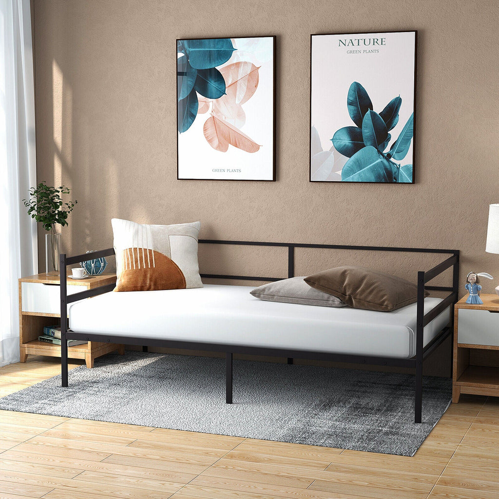 Twin Size Metal Daybed Frame for Living Room Bedroom