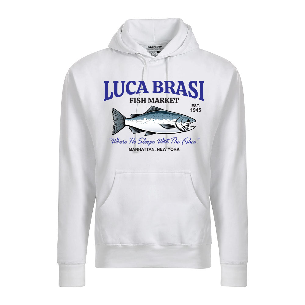 Luca Brasi Fish Market The God Father Graphic Tee Shirt