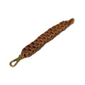 Braided Leather Keychain Strap