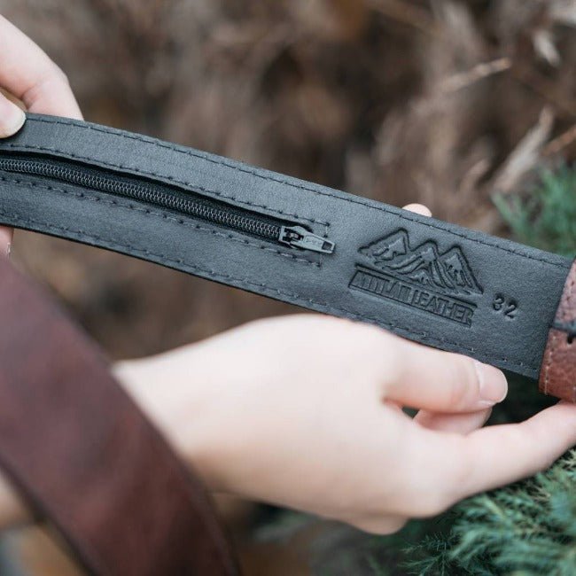 Brown Leather Money Belt