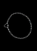 heavy metal lover - heart carabiner necklace