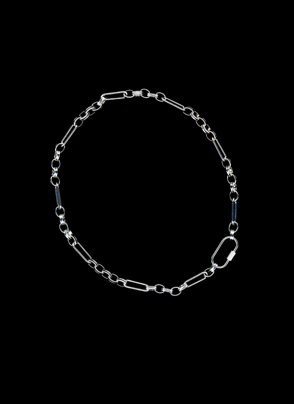 classic carabiner necklace