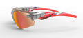 SH+ Sunglasses RG 5000 Silver/Red