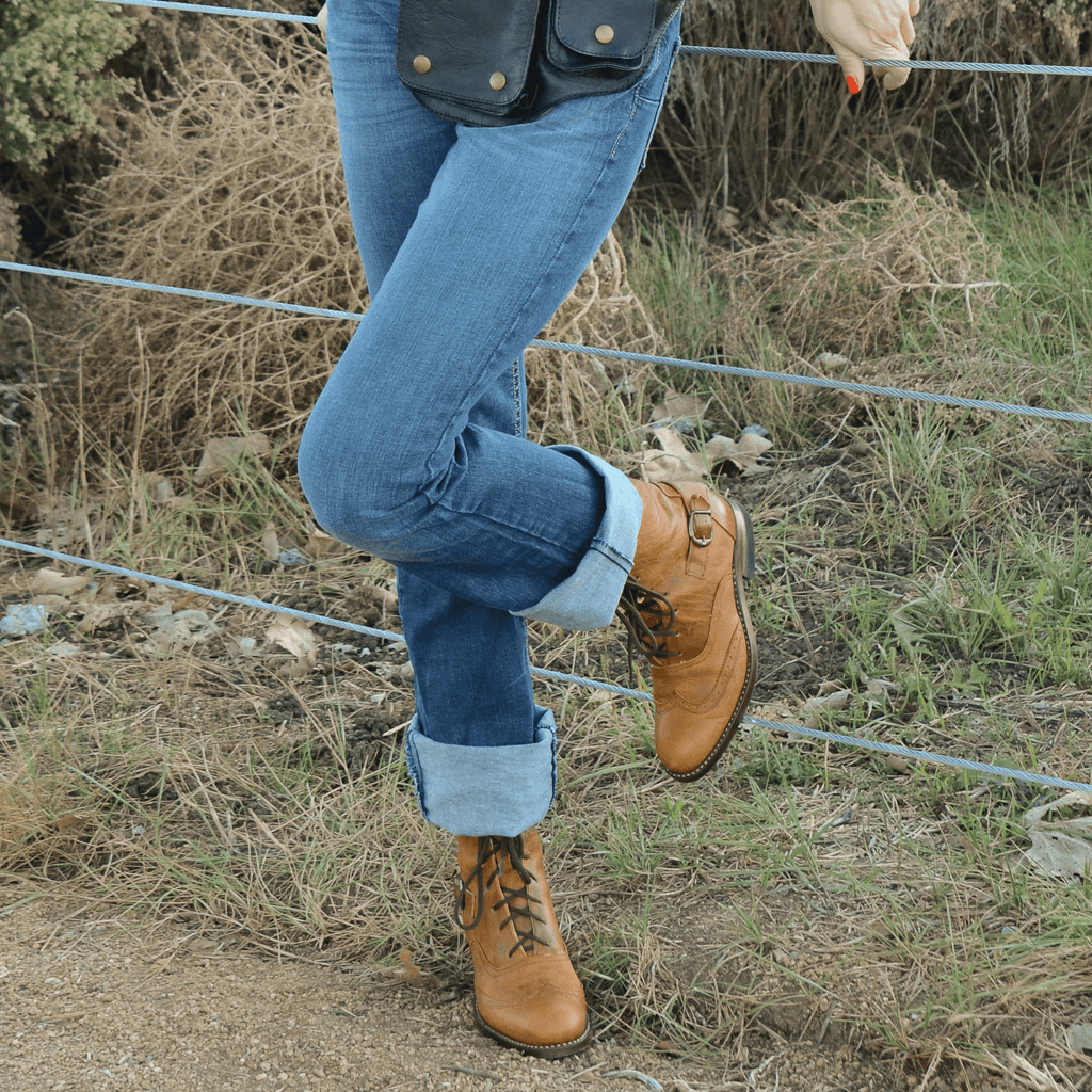 Custom Handmade Victorian Lace Up Boots