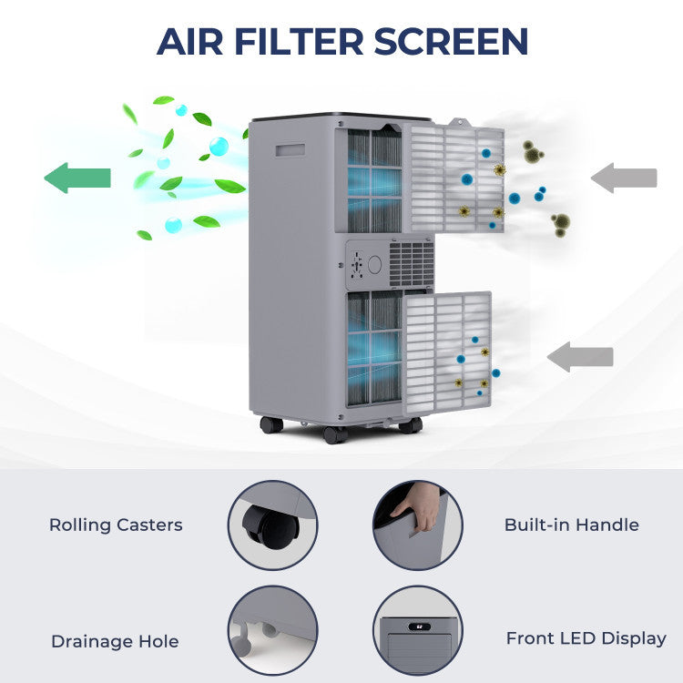 Compact 10,000 BTU Portable AC